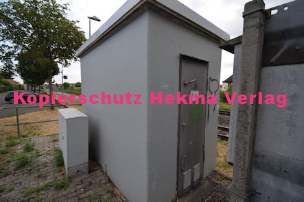 Maikammer/Kirrweiler - Eisenbahn - Bahnübergang Bü km 6,0 - Bordmühlweg