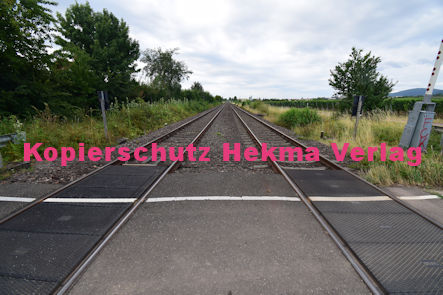 Maikammer Eisenbahn - Maikammer Bahnübergang BÜ 1017 km 6,9 - Edenkobener Weg