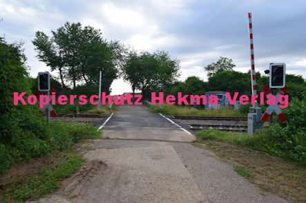 Maikammer Eisenbahn - Maikammer Bahnübergang BÜ km 5,2 - Feldweg