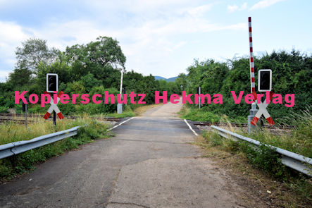 Maikammer Eisenbahn - Maikammer Bahnübergang BÜ km 5,2 - Feldweg