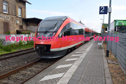 Maikammer/Kirrweiler Eisenbahn - Bahnhof - RB 53 Wagen 643 517 Siebeldingen