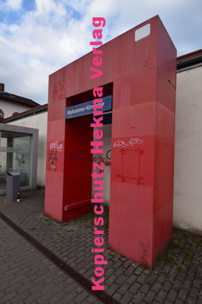 Maikammer/Kirrweiler Eisenbahn - Bahnhof - Bahnhofsschild