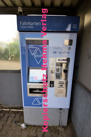 Maikammer/Kirrweiler Eisenbahn - Bahnhof - Fahrkartenautomat