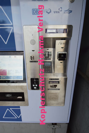 Maikammer/Kirrweiler Eisenbahn - Bahnhof - Fahrkartenautomat