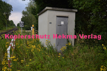 Neuburg am Rhein Eisenbahn - Neuburg Bahnübergang - Bü 56,7 - Mittelgrundweg