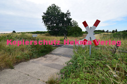 Oberhausen (Pfalz) Eisenbahn - Oberhausen Bahnübergang 1338 - Friedhofstraße/Friedhof