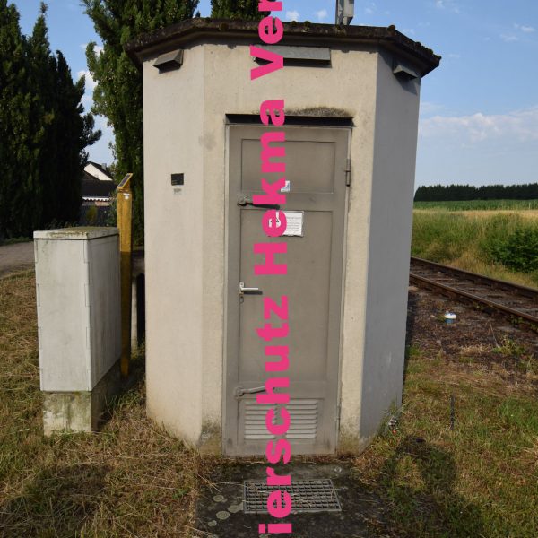 Schaidt (Pfalz) Eisenbahn - Schaidt Bahnübergang Bü 36,2 - Vollmersweilerer Straße