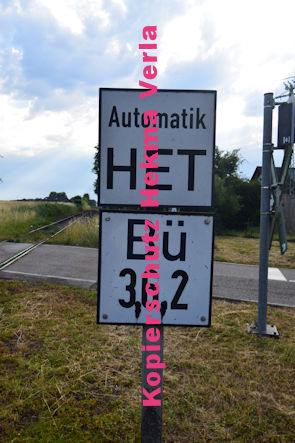 Schaidt (Pfalz) Eisenbahn - Schaidt Bahnübergang Bü 36,2 - Vollmersweilerer Straße