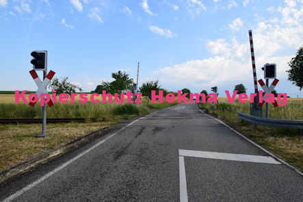 Schaidt (Pfalz) Eisenbahn - Schaidt Bahnübergang Bü 36,2 - Vollmersweilerer Straße