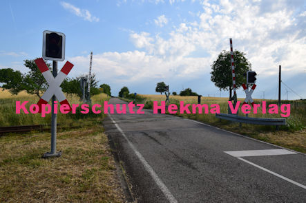 Schaidt (Pfalz) Eisenbahn - Schaidt Bahnübergang Bü 36,2 - Vollmersweilerer Straße
