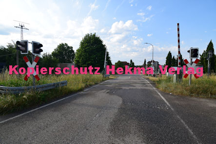 Schaidt (Pfalz) Eisenbahn - Schaidt Bahnübergang Bü 36,2 - Vollmersweilerer Straße