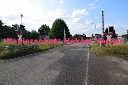 Schaidt (Pfalz) Eisenbahn - Schaidt Bahnübergang Bü 36,2 - Vollmersweilerer Straße