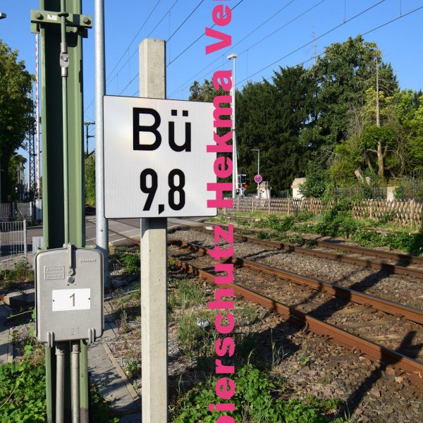 Speyer Eisenbahn - Bahnübergang Speyer - Bü Speyer 1 km 9,857 - Mühlturmstraße