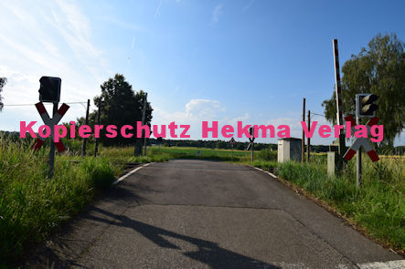 Steinfeld (Pfalz) Eisenbahn - Steinfeld - Bahnübergang Bü km 38,7 Wengelspfad