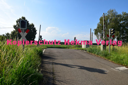 Steinfeld (Pfalz) Eisenbahn - Steinfeld - Bahnübergang Bü km 38,7 Wengelspfad