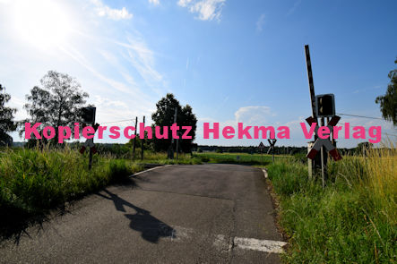 Steinfeld (Pfalz) Eisenbahn - Steinfeld - Bahnübergang Bü km 38,7 Wengelspfad
