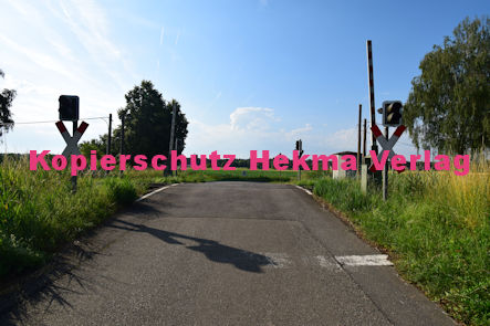 Steinfeld (Pfalz) Eisenbahn - Steinfeld - Bahnübergang Bü km 38,7 Wengelspfad