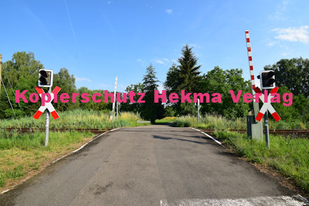 Steinfeld (Pfalz) Eisenbahn - Steinfeld - Bahnübergang Bü km 38,7 Wengelspfad