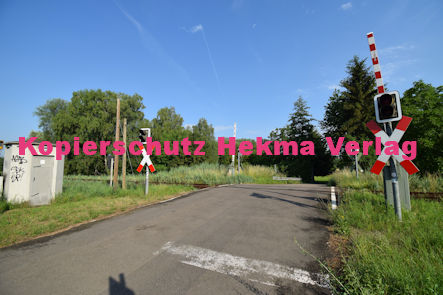 Steinfeld (Pfalz) Eisenbahn - Steinfeld - Bahnübergang Bü km 38,7 Wengelspfad