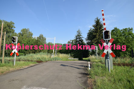 Steinfeld (Pfalz) Eisenbahn - Steinfeld - Bahnübergang Bü km 38,7 Wengelspfad