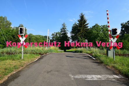 Steinfeld (Pfalz) Eisenbahn - Steinfeld - Bahnübergang Bü km 38,7 Wengelspfad