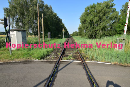 Steinfeld (Pfalz) Eisenbahn - Steinfeld - Bahnübergang Bü km 38,7 Wengelspfad