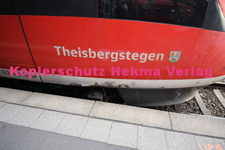 Neustadt Wstr. Eisenbahn - Neustadt Hbf - Zug 643 022 - Theisbergstegen