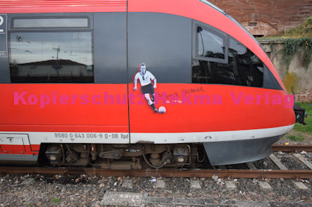 Neustadt Wstr. Eisenbahn - Neustadt Hbf - RB Zug 643 006 - Horst Eckel