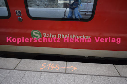 Neustadt Wstr. Eisenbahn - Neustadt Hbf - S2 Mosbach (Baden) - Bahn RheinNeckar - Wagen 425 762-2